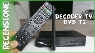 Recensione decoder TV dvb t2 Toqma per il nuovo digitale terrestre