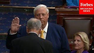 JUST IN: Former West Virginia Governor Jim Justice Sworn In As Senator