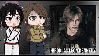 (NTR) Kokujin No Tenkousei React to Hiroki as Leon S. Kennedy || Resident Evil || Gacha React