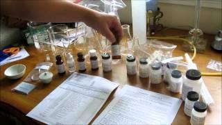 Unboxing chemical reagents and glassware from home science tools