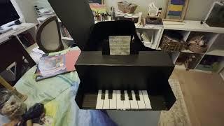 Grand Piano Valentine's Day Card Box