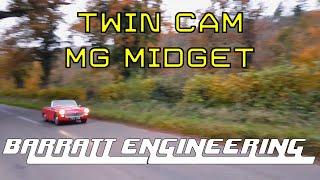 Barratt Engineering // 1275cc DOHC MG Midget engine conversion // CG 5 Speed Spridget Kit