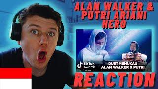 Putri Ariani X Alan Walker - Hero | IRISH REACTION | TIKTOK AWARDS INDONESIA 2023