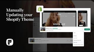 How to manually update your Shopify theme