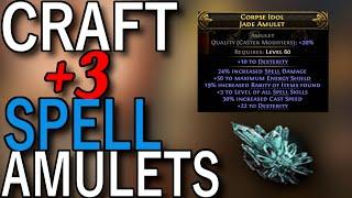 How To Craft +3 All Spell Amulets! - [Path Of Exile 2]