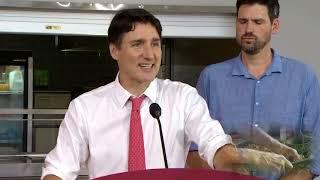 Trudeau Unveils School Food Program & Takes Questions with MP Jenna Sudds