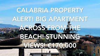 Calabria Property Alert! Big Apartment Across From the Beach in Scalea!