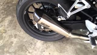 Honda CBR500R with Vance And Hines slip on exhaust
