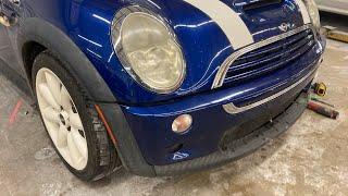 Mini Cooper front bumper removal