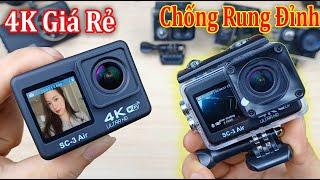 Camera Hành Trình Quay 4K Giá Rẻ SC-3 Air Chống Rung Siêu Đỉnh Như Gopro luôn