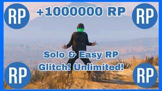 Solo & Fast RP Glitch in GTA 5: Rank Up Instantly!