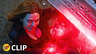 Wanda Maximoff vs Thanos - Battle of Earth Part 2 | Avengers Endgame 2019 IMAX Movie Clip HD 4K