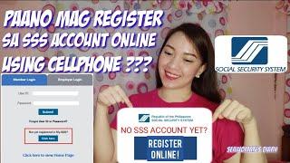 PAANO MAGREGISTER NG SSS ACCOUNT ONLINE?