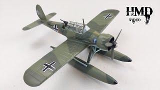 Arado Ar 196 A-3 Bismark 1941, German Reconnaissance Seaplane, World War 2 by Oxford 1:72 Diecast