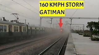 Dangerous 160 kmph Gatiman Express attacks Palwal - India's 2nd FASTEST Train- Indian Railways