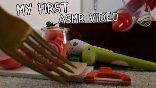 My First Ever ASMR Video, It's a bit Weird...(Be Nice)  lofi friday asmr