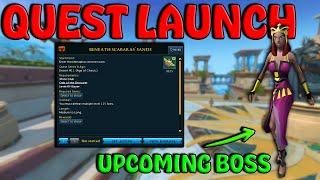 New Quest Launches Today! - New Boss COMING!