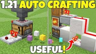 Minecraft 1.21: Easy Auto Crafting Tutorial! 11 Designs & Universal Auto Crafting! Bedrock & Java