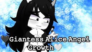 Giantess Alice Angel Growth.Animation (Gacha club)