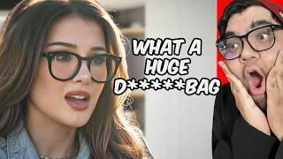 Reacting to SSSniperwolf Dhar Mann Collab