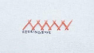 How to do the Herringbone Stitch