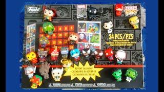 60 $ Box / 24 Marvel Figures / Funko Advent Calendar / Marvel 80 Years / Pocket Pop Vinyl Review