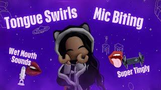 Roblox ASMR wet tongue swirls and mic biting