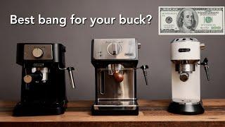 Delonghi's Best Budget Home Espresso Machines: Stilosa vs Dedica vs ECP 3420