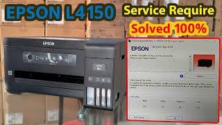 epson l4150 red light blink solutions | epson l4150 resetter free download | epson ink pad reset