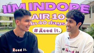 I achieved AIR 10 in IPMAT Indore in 40 days, and you can too! Parikshit, AceIPM Student