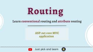 Routing in asp.net core mvc 6.0 | Asp.net core MVC tutorial for beginners