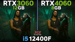 RTX 3060 vs RTX 4060 | i5 12400F | Tested in 17 games