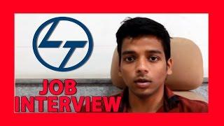 Job interview questions and answer | L&T Interview