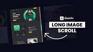 Long Portfolio Image Scrolling using Elementor | WordPress Elementor Pro Tutorial | Elementor Tricks