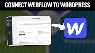 How To Connect Webflow to Wordpress 2024! (Full Guide)