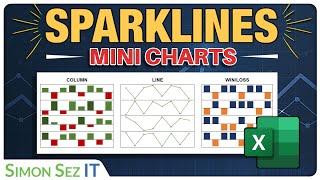 Adding Sparklines in Microsoft Excel