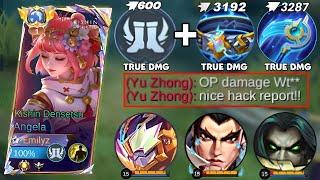 GLOBAL ANGELA UNLIMITED TRUE DAMAGE BUILD 2024!! (new skin update)