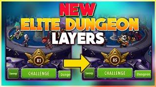 Passing Elite Dungeon New Layer 81-85 | Free+Legend Lineup | Magic Rush Heroes