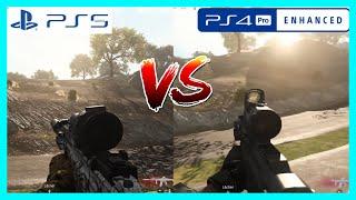 WARZONE - PS5 vs PS4 PRO (Loading time & Graphic Comparison)