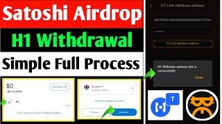 Satoshi Airdrop H1 Withdrawal | How to Withdrawal Haven1 Coin | How to Participate Testnet H1