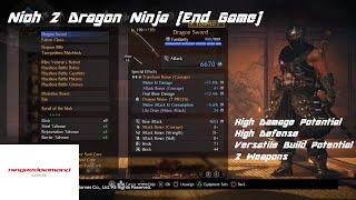 Nioh 2 Dragon Ninja Build (End Game)