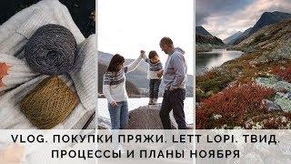 VLOG 18/2019 | ПОКУПКИ ПРЯЖИ | LETT LOPI | SOFT DONEGAL TWEED | ВЯЗАЛЬНЫЕ ПРОЦЕССЫ И ПЛАНЫ НОЯБРЯ