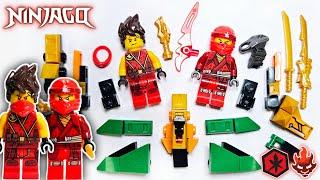 Lego Ninjago Kai The Crystal King Temple Suit | Kai The Island Suit | Unofficial Lego Minifigure