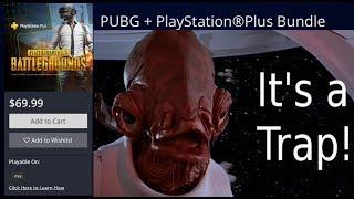 PS4 PUBG + PS PLUS DEAL DO NOT BUY!!!