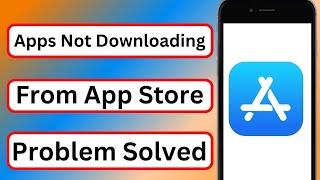 App Store Not Downloading Apps iOS 16 | Apps Not Downloading From App Store 2023 | iPhone | iPad