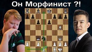 Шедевральная атака в стиле Морфи!  Н.Абдусатторов - Т.Бердсен  German Chess Bundesliga 2023