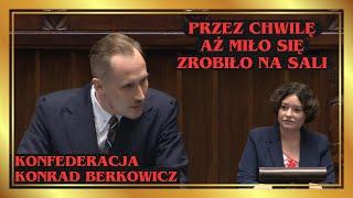 Berkowicz zaczepia Żukowską i PiS się z tego śmieje