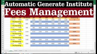 fee receipt software in excel