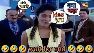 Tarik ko chahiye kiss.cid .new cid.nanhi gavah.full ep 586. new cid comedy video. cid funny moment 