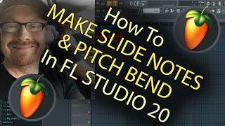 How To Make SLIDE NOTES, BASS GLIDE, or PITCH BEND in FL STUDIO